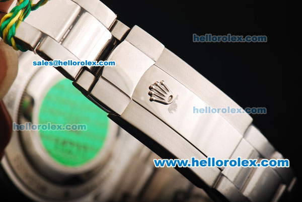 Rolex Milgauss Oyster Perpetual Swiss ETA 2836 Automatic Movement Full Steel with White Dial and Stick Markers - Click Image to Close